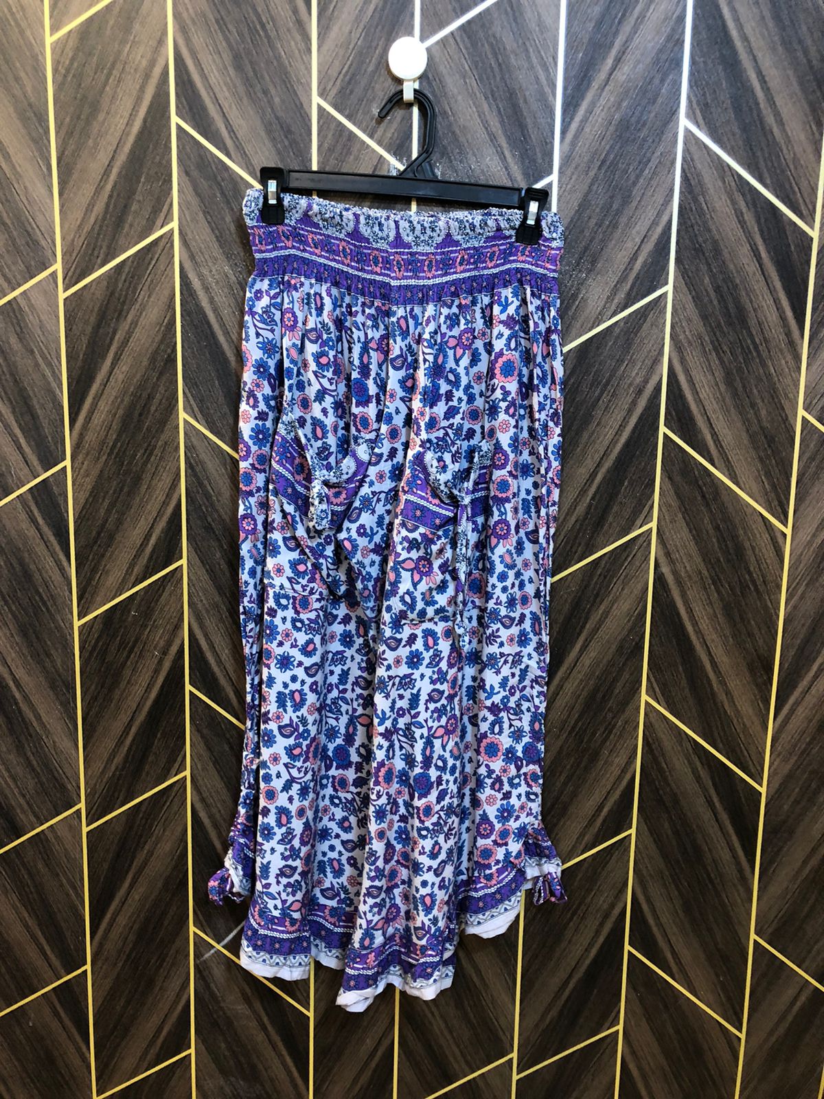Western Linen Plazo Small to Medium | Size Waist 28–30 | Length 32