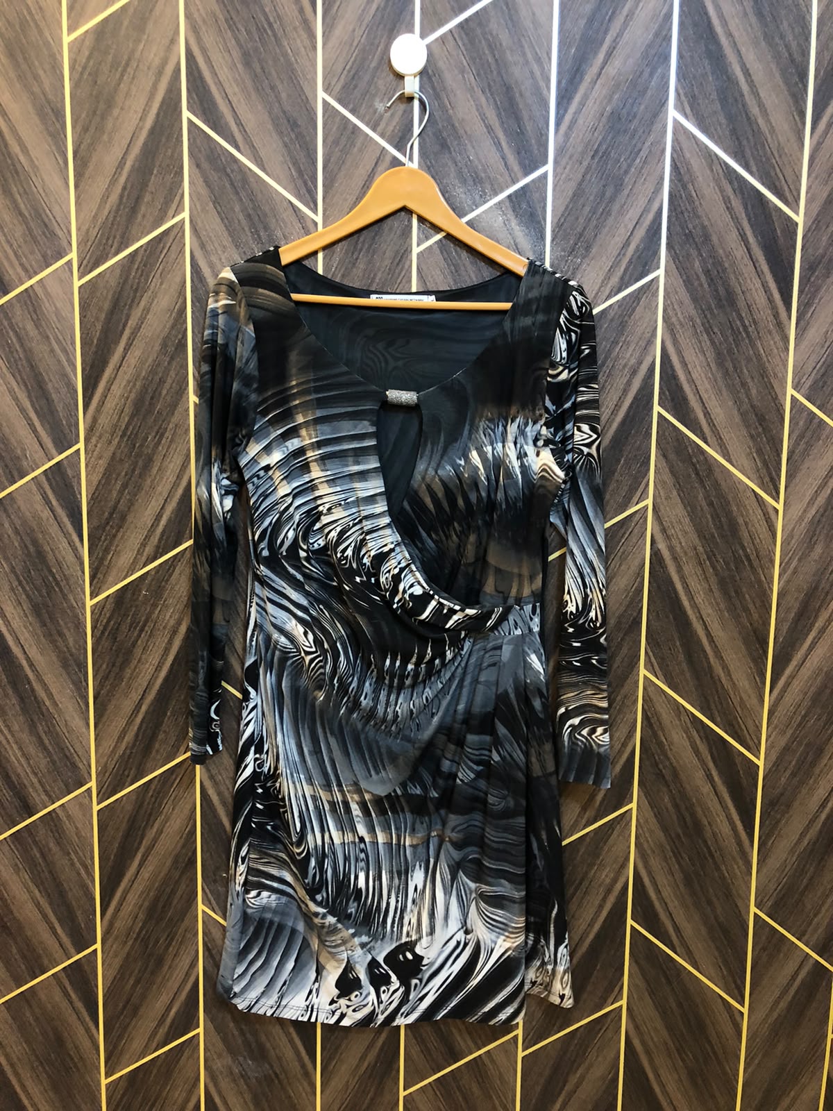 Mini Dress Jersey Medium Size Chest 19 Length 37