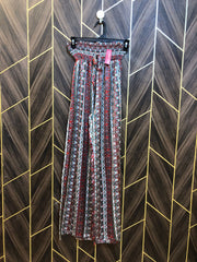 Western Silk Plazo X Small | Size Waist 24 26 | Length 43