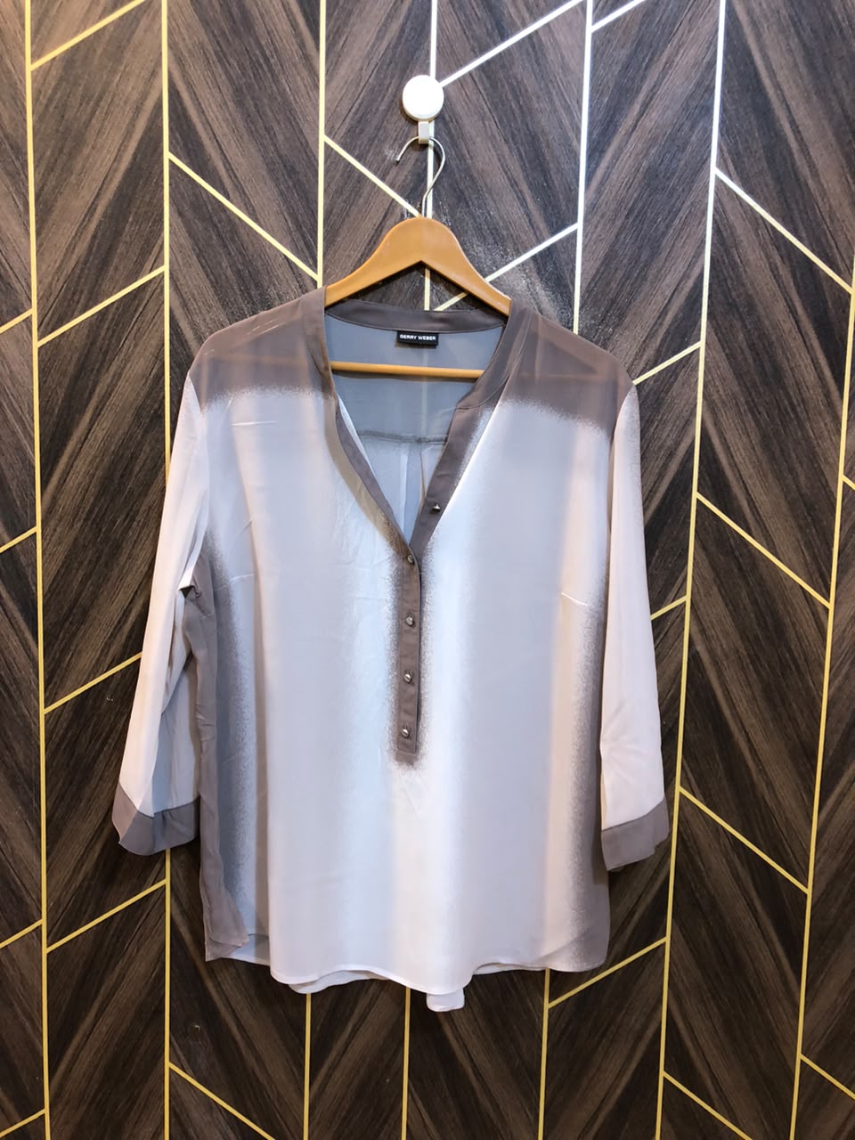 Western Top Chiffon (See Through) – X-Large Size (Chest: 22, Length: 29  )