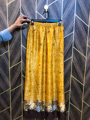 Women Skirts Silk X Small to Small | Size Waist 26–28 | Length 42