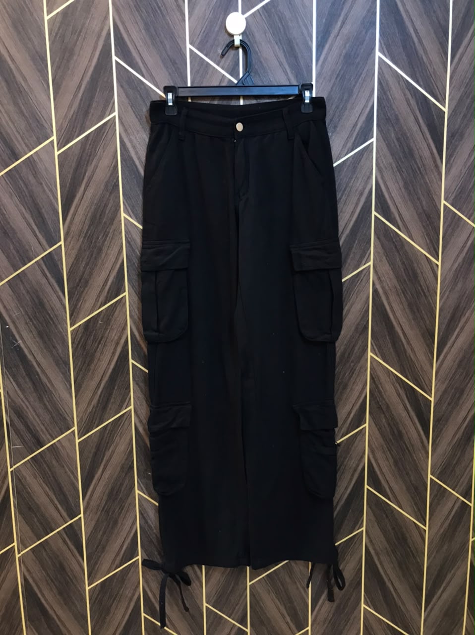 Women High Waist Wide Leg Cargo Jeans Small | Waist 28 | Length 40