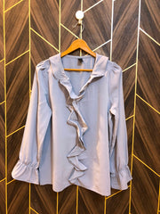 Western Top Chiffon – Large Size (Chest: 21 , Length: 26  )