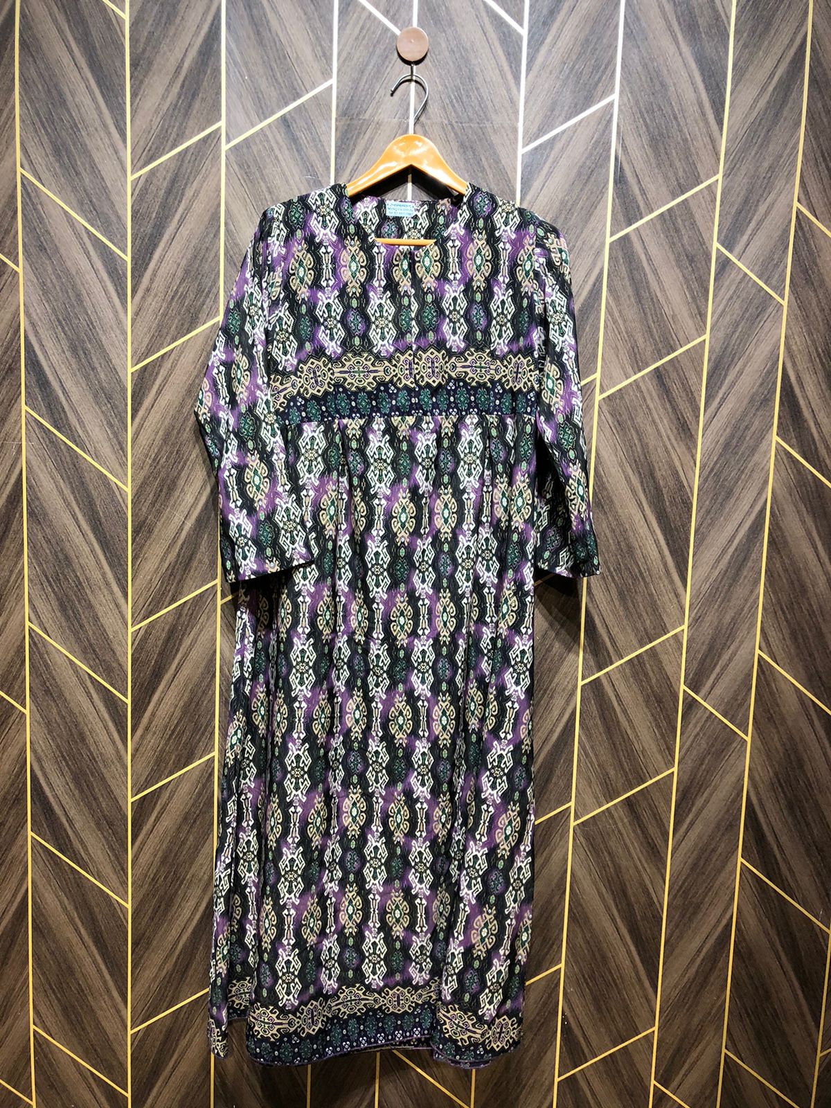 Western Long Maxi Chiffon Small | Size | Chest 18 | Length 49