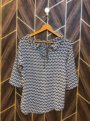 Western Top Chiffon – Small Size (Chest: 18, Length: 25 )