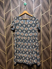 Women Long Shirt Linen Large | Chest 20 | Length 34