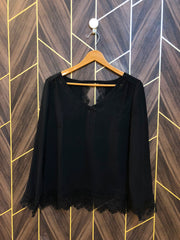 Western Top Chiffon – Large Size (Chest: 20, Length: 24  )