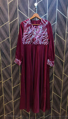 Western Long Maxi Silk Small | Size | Chest 18 | Length 57