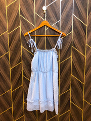 Mini Dress Chiffon X Small Size Chest 17 Length 29