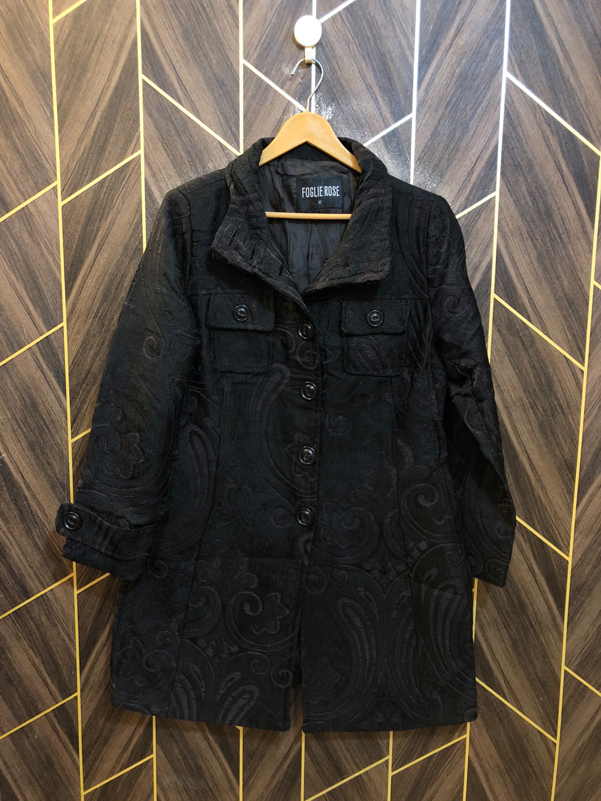 Women Wool Coat Medium | Size | Chest 19 | Length 34