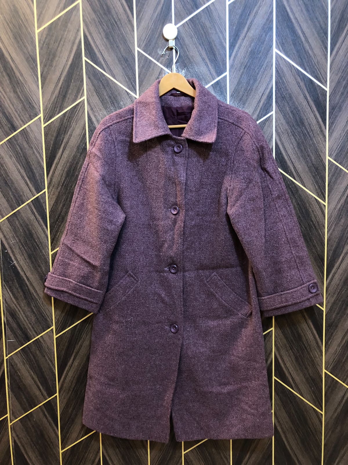 Women Wool Coat Medium | Size | Chest 19 | Length 38