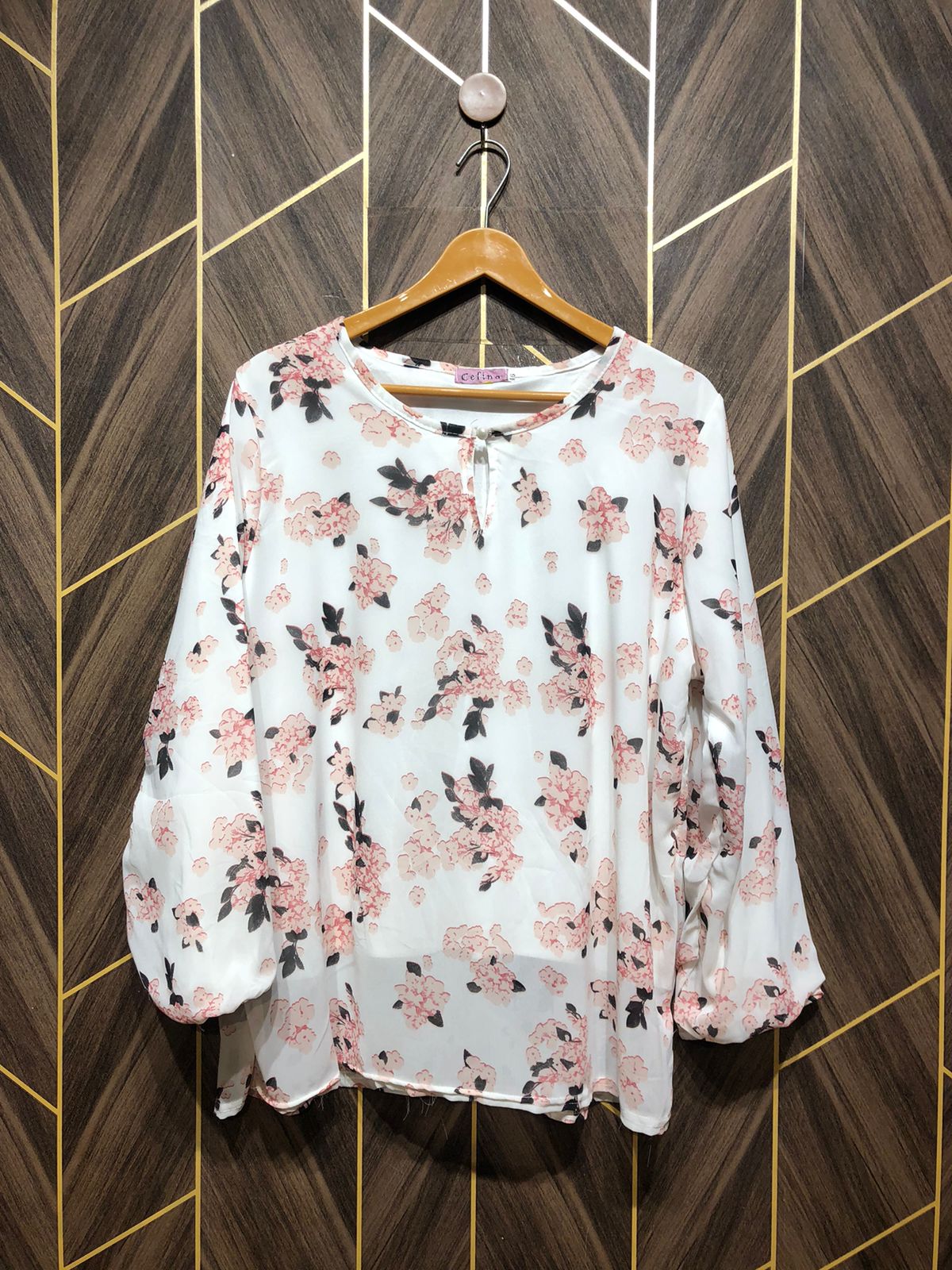 Western Top Chiffon – 2X-Large Size (Chest: 23 , Length: 27 )