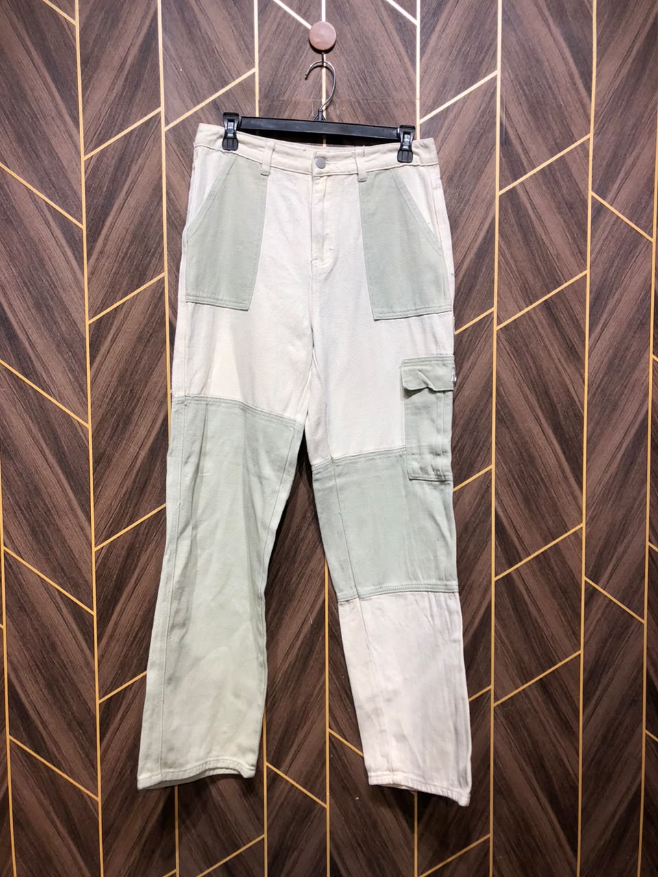 Women Wide Leg Cargo Jeans Medium | Waist 30 | Length 41