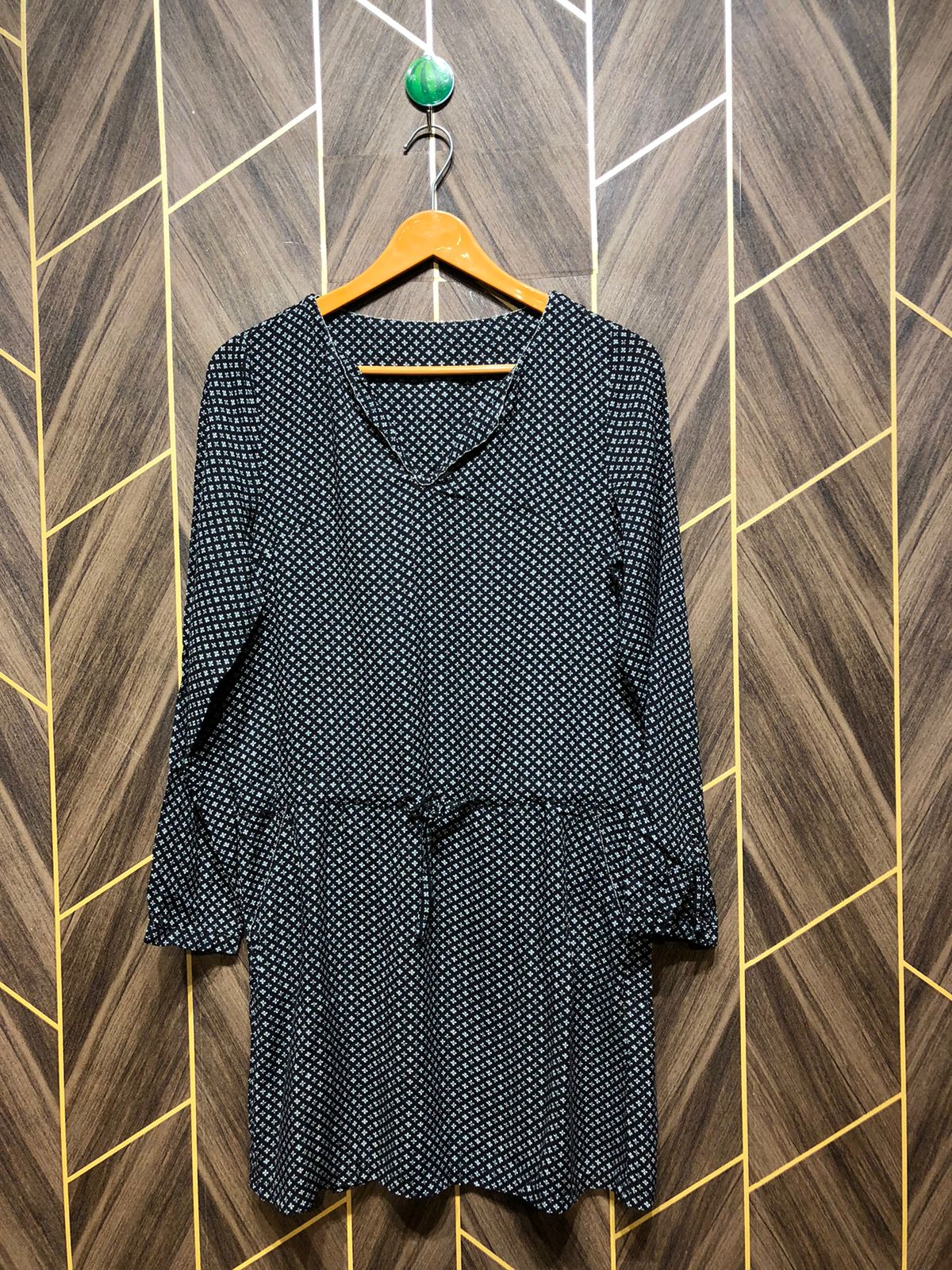 Women Long Shirt Linen Small | Chest 18 | Length 33
