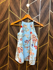 Trendy Chiffon CropTop Size Small