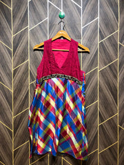 Mini Dress Silk Small Size Chest 18 Length 35