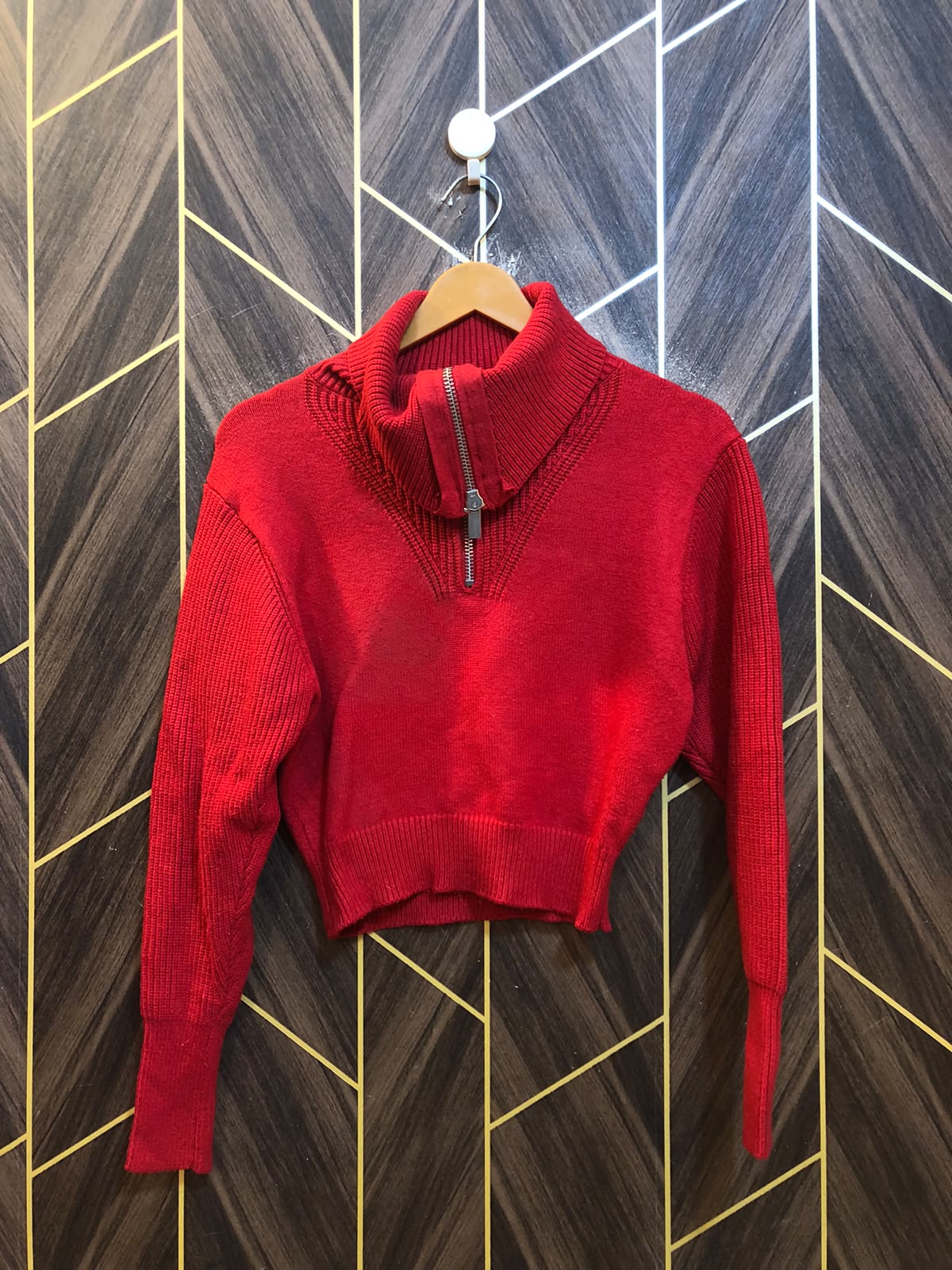 Women Crop Sweater Small | Size | Chest 18 | Length 18