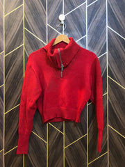 Women Crop Sweater Small | Size | Chest 18 | Length 18