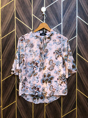 Trendy Chiffon CropTop Size Small