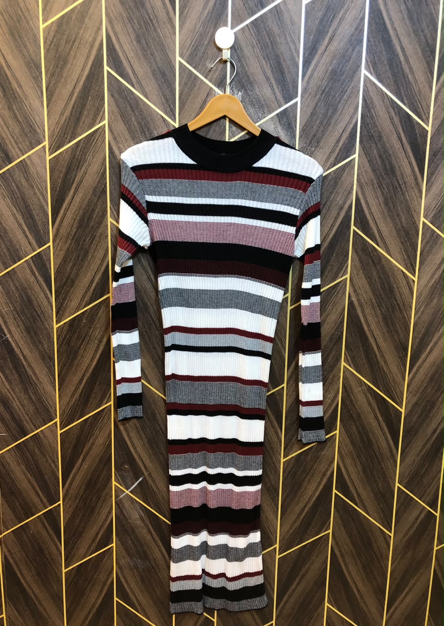 Bodycon Dress Jersey Medium | Size | Chest 19 | Length 45