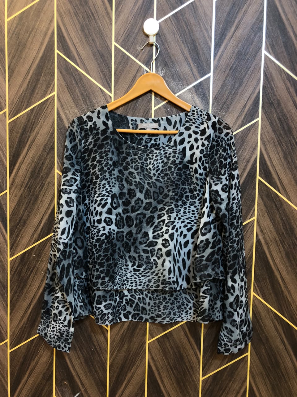 Western Top Chiffon (See Through) – Medium Size (Chest: 19, Length: 23 )