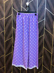 Women Plazo  Small to Medium | Waist 28–30 | Length 38
