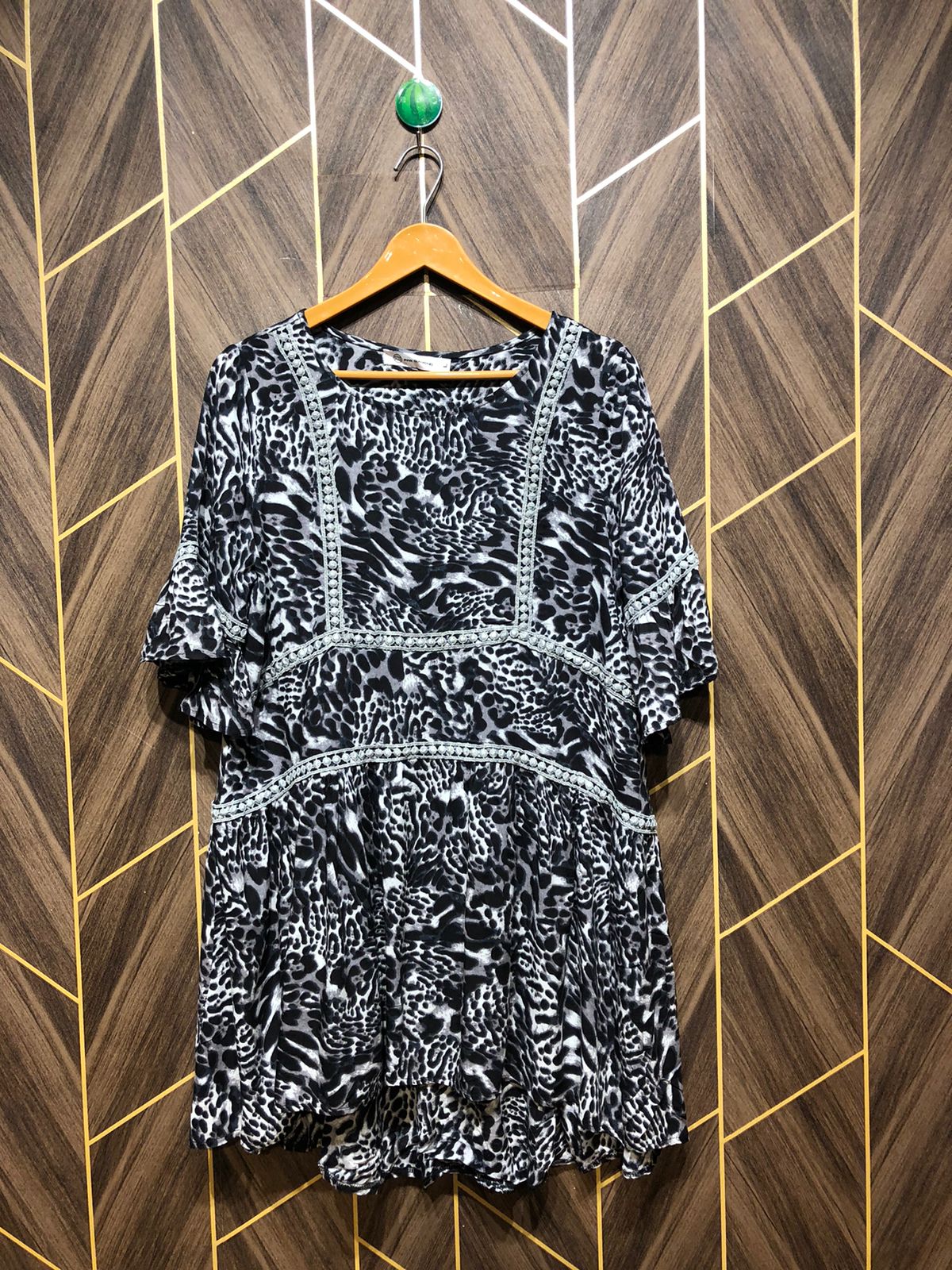 Women Long Shirt Linen Large | Chest 20 | Length 35