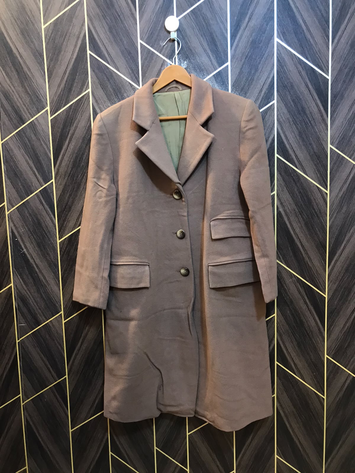 Women Wool Coat Large | Size | Chest 21 | Length 38