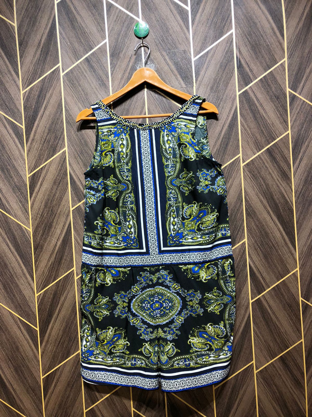 Mini Dress Cotton  silk  Medium Size Chest 19 Length 34