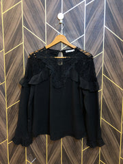 Western Top Chiffon net  – Small Size (Chest: 18, Length: 24 )