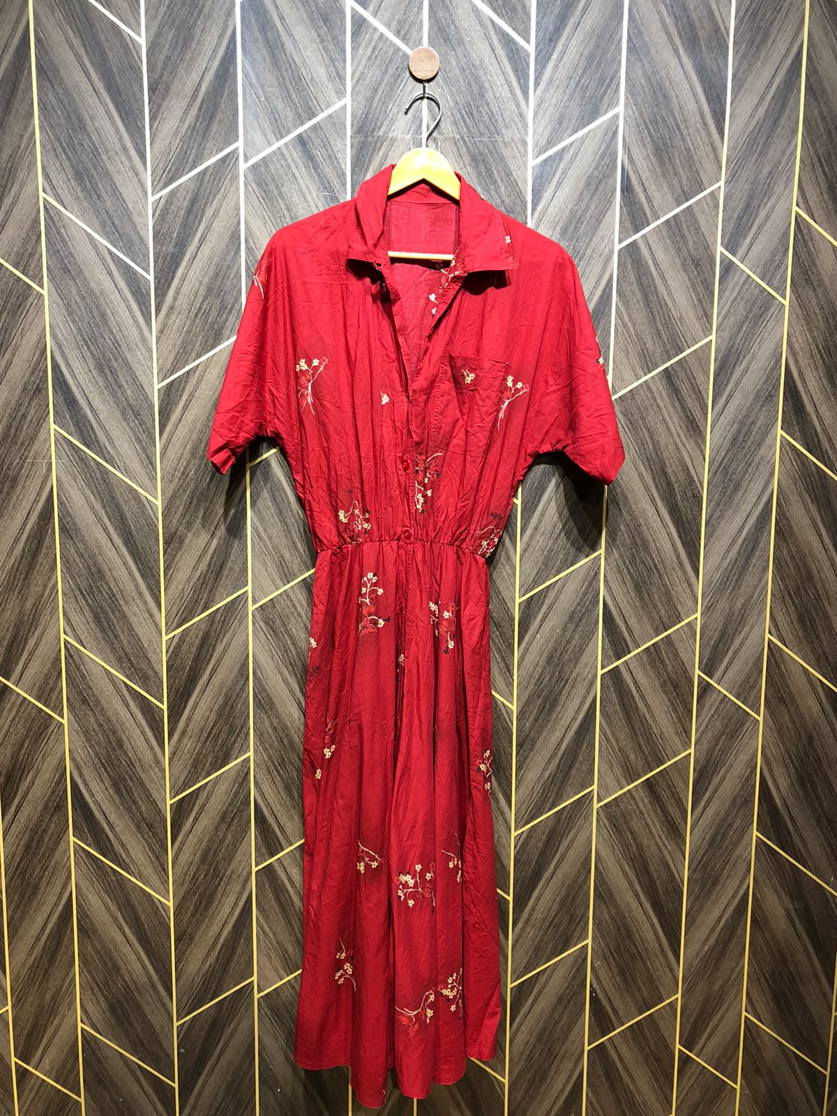 Western Long Maxi Cotton Large | Size | Chest 20 | Length 51