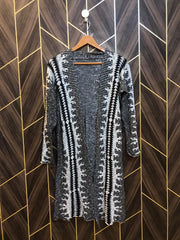 Women Wool Cardigan Sweater Small | Size | Chest 18 | Length 35