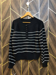 Women Crop Sweater Large | Size | Chest 20 | Length 23