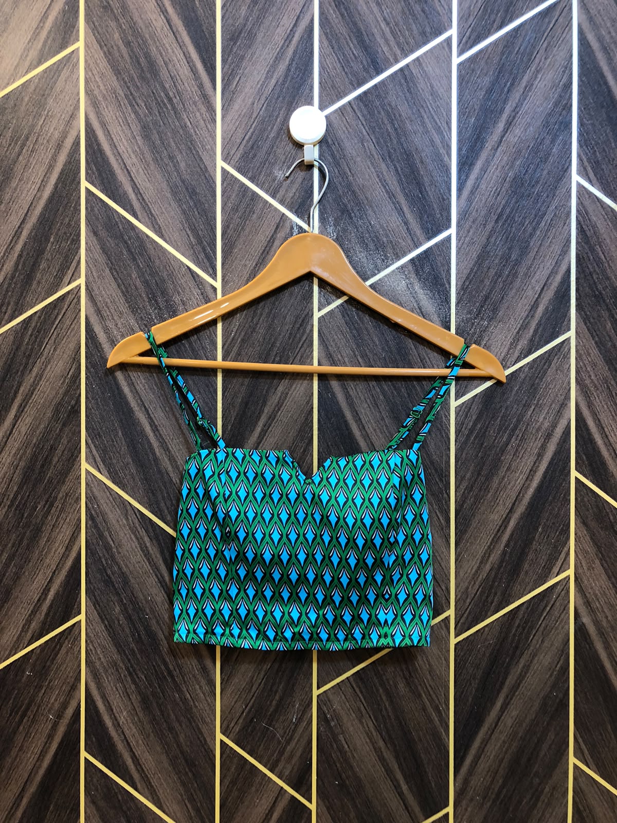 Trendy Silk CropTop Size Small