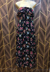 Western tube  dress Chiffon Medium | Size | Chest 19 | Length 52