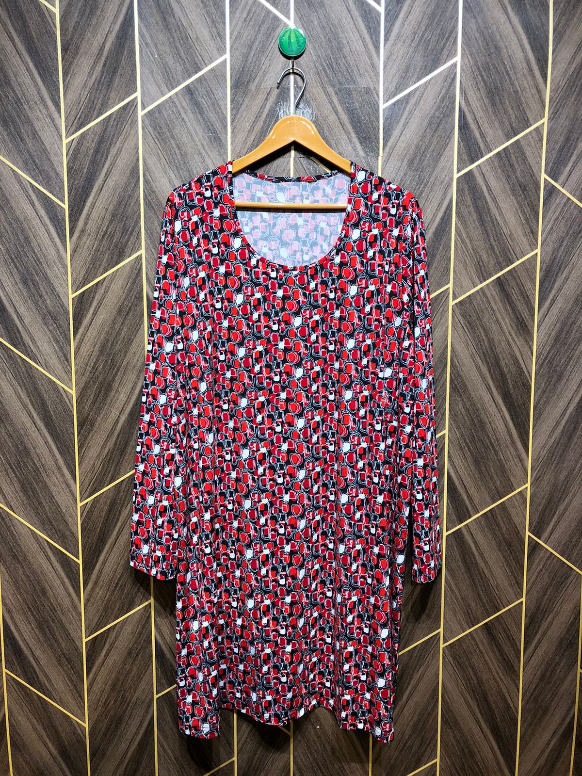 Women Long Shirt Net Jersey XX Large | Chest 26 | Length 39
