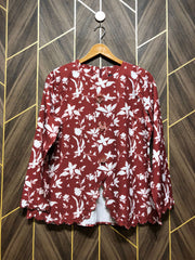 Western Top Chiffon – Small Size (Chest: 18, Length: 25  )