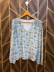 Western Top Chiffon – Large Size (Chest: 21  , Length: 25 )
