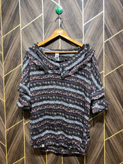 Western Top Chiffon (See Through) – X-Large Size (Chest: 21, Length: 27 )
