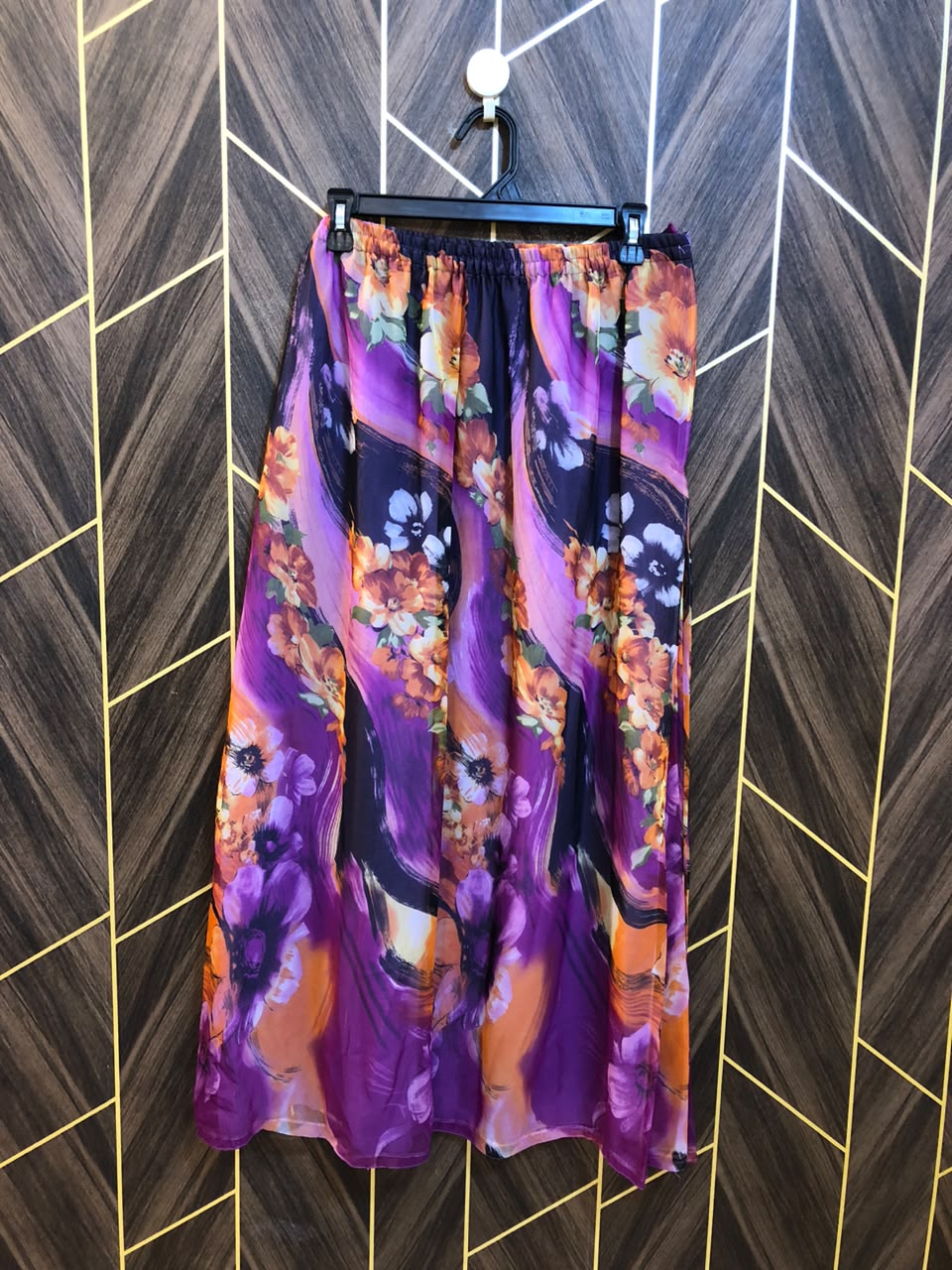 Women Chiffon Cord Set | Shirt Chest 22 | Shirt Length 40 | Skirt Waist 36 | Skirt Length 37