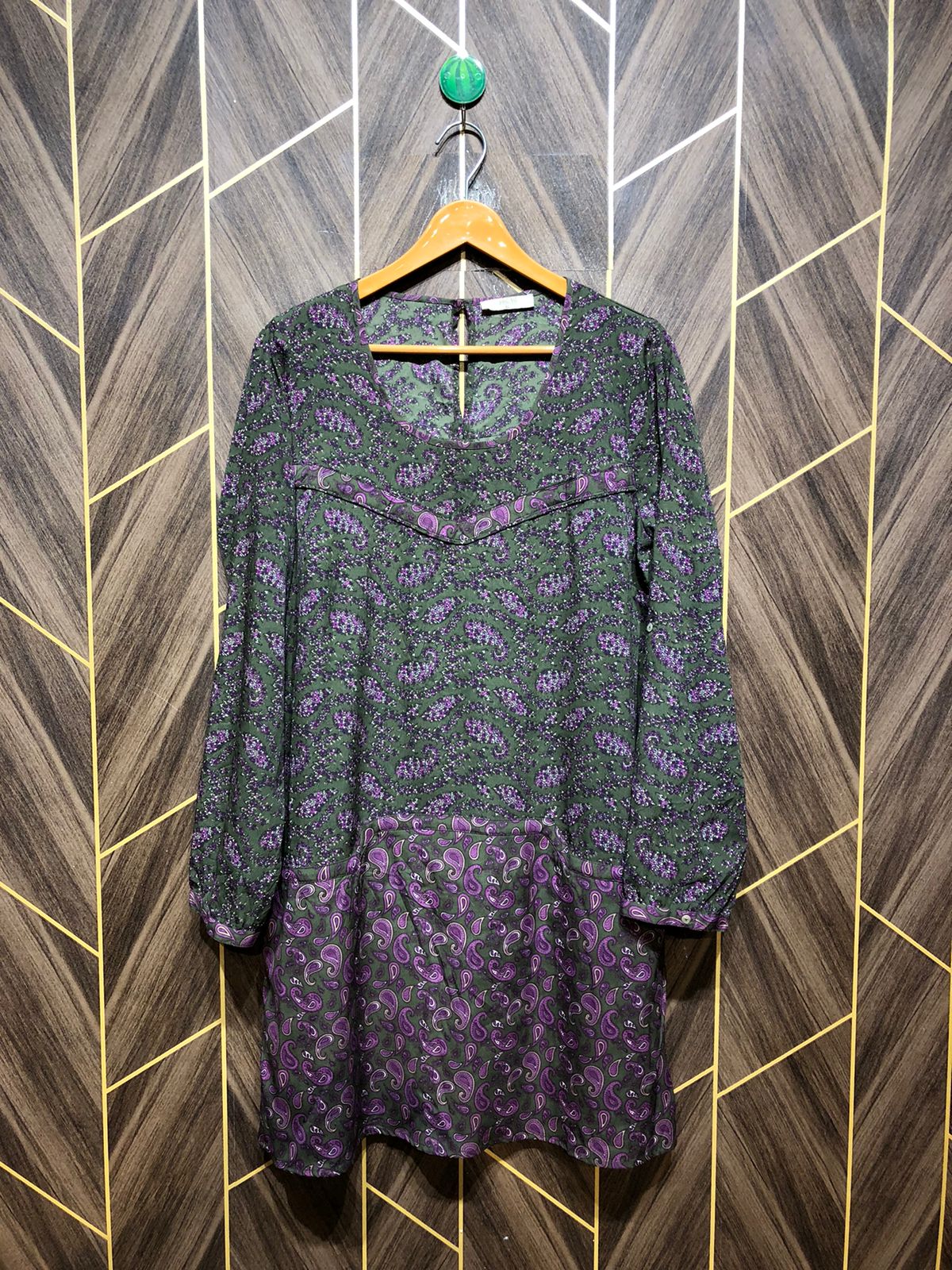 Women Long Shirt Silk  jersey  X Large | Size | Chest 21 | Length 36