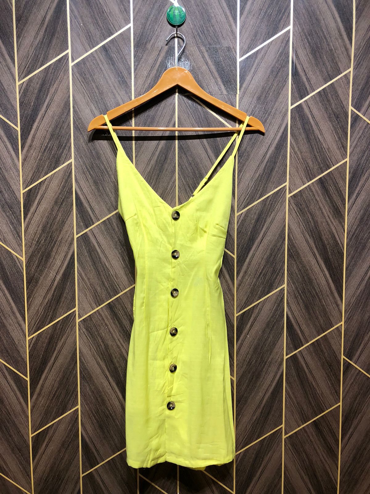 Mini Dress Chiffon X Small Size Chest 15  Length 34