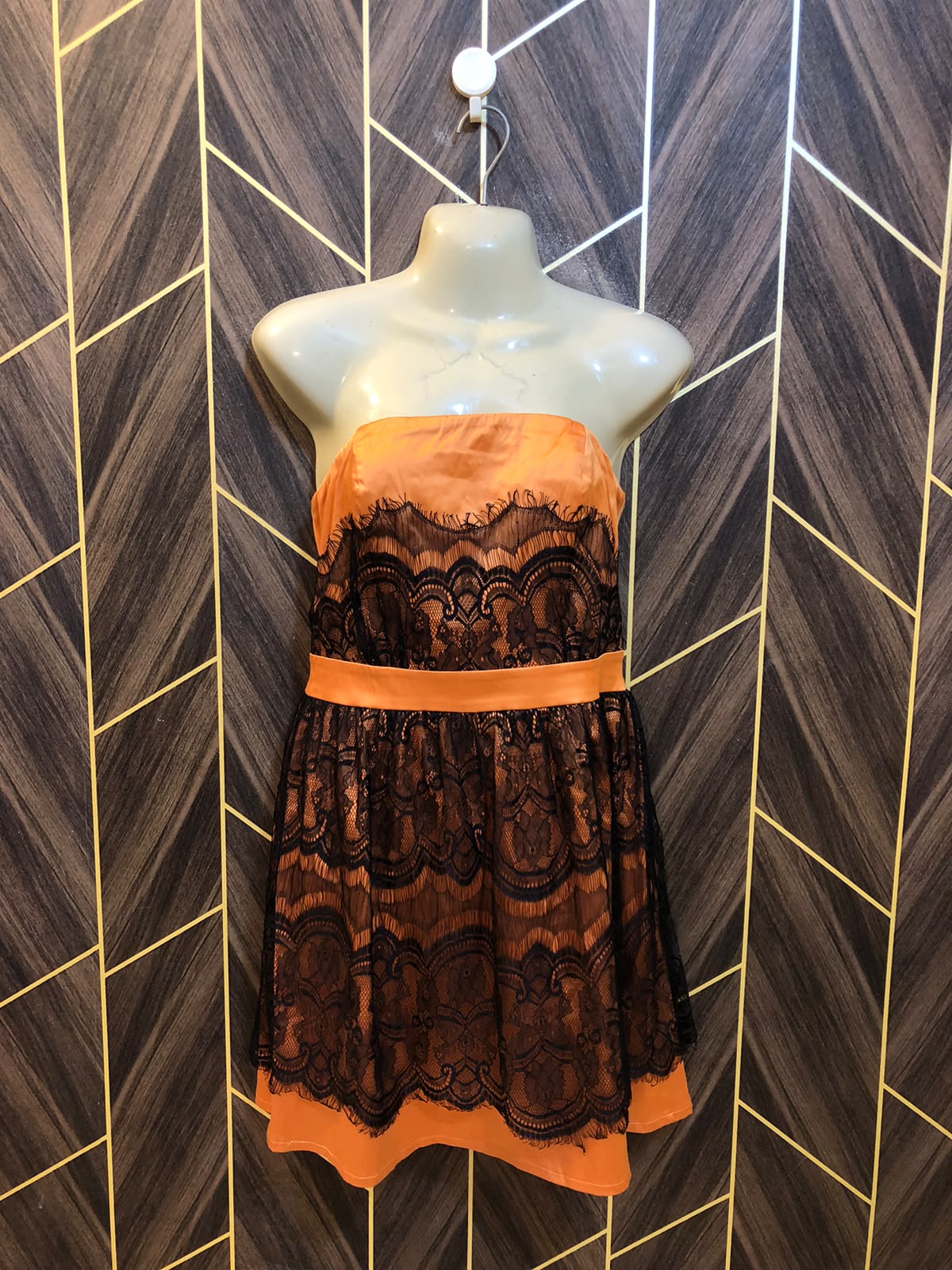 Mini Dress Silk Small Size Chest 18 Length 35