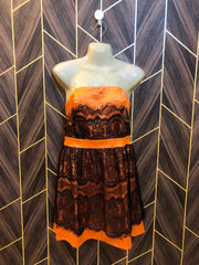 Mini Dress Silk Small Size Chest 18 Length 35