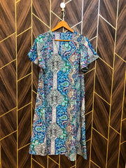 Women Long Shirt Chiffon Small | Chest 18 | Length 43