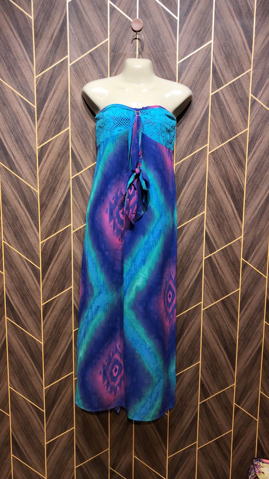 Western Long Maxi Chiffon Large | Size | Chest 20 | Length 47