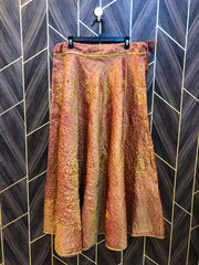 Women Skirts Silk Large | Size Waist 34 | Length 40