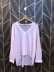 Western Top Chiffon (See Through) – X-Large Size (Chest: 22, Length: 29 )