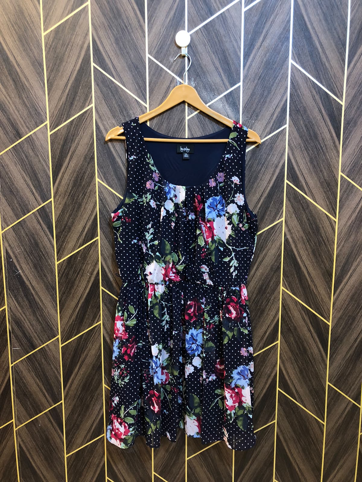 Mini Dress Chiffon X Large Size Chest 22 Length 36