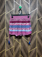 Women Mini Short Linen Small | Waist 26 to 28